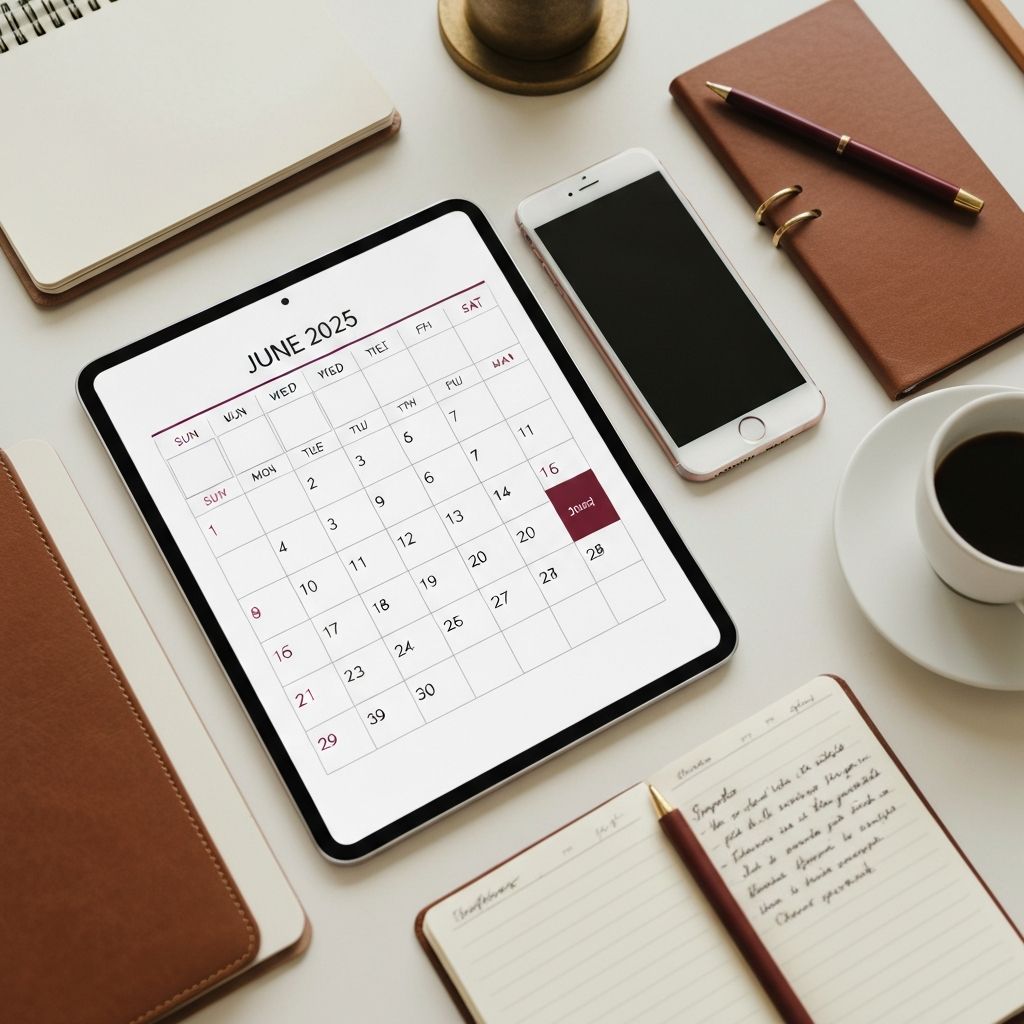 Organized workspace representing streamlined business operations and workflow automation